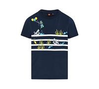 LEGO Jungen T-Shirt Shark LWTaylor 310, 590 Dark Navy, 104