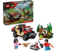 LEGO® Jurassic World Raptor Off-Road Escape Velociraptor Toy Dinosaur 76972