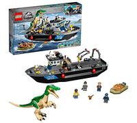 LEGO Jurassic World Baryonyx Dinosaur Boat Escape 76942 Building Kit; Cool Toy Playset for Creative Kids; New 2021 (308 Pieces), Multicolor