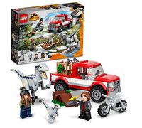 LEGO Jurassic World Blue and Beta Velociraptor Capture - Features a Toy Truck, 2 Indoraptor Dinosaur Toys & 2 Action Minifigures, Set Inspired by The Movie, Gift for Kids Ages 6 and Up, 76946