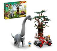 LEGO Jurassic World Brachiosaurus Discovery 76960 Jurassic Park 30th Anniversary Dinosaur Toy; Featuring a Large Dinosaur Figure and Brick Built Jeep