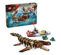 LEGO Jurassic World Brick-Built Mosasaurus Boat Mission 76974 F