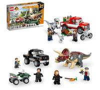 LEGO Jurassic World Dino Combo Pack 2 in 1 Triceratops and Velociraptor Gift Set (66774, 391pcs)