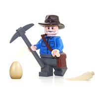 LEGO Jurassic World Dominion - Dr. Alan Grant Minifigure (with Pouch, Pickaxe, Dinosaur Egg and T-Rex Tooth) 76949