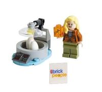 LEGO Jurassic World: Dr. Ellie Sattler Minifigure Dino Lab, Eggs and Mosquito
