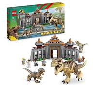 LEGO Jurassic World Jurassic Park Visitor Centre: T. Rex & Raptor Attack Transparent