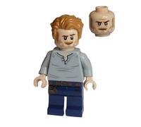 LEGO Jurassic World Owen Grady (Open Shirt) Minifigure from 75938 (Bagged)