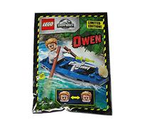 LEGO Jurassic World Owen with Kayak and Raptor Egg Foil Pack Set 122007 (Bagged)