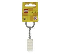 LEGO Key Fob - White Metallic Stone - 854084