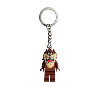 LEGO Keychain, Looney Tunes Tasmanian Devil (Taz), Brown, Unisex-Kids and Unisex-Adults