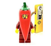 LEGO Keyring - Chili Pepper Girl - Minifigure 854234 Keyring with Chili Pepper Girl, red, 9 cm