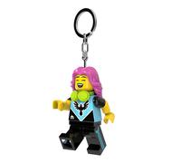 IQ Key Light LEGO Minifigures 3 Inch E-Sports Gamer Girl Keychain Light KE229H White