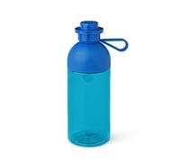 LEGO Kids Hydration Bottle 500ml Transparent Blue - Dishwasher Safe & Reusable