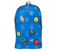 LEGO Kids Minifigure Packable Backpack, Blue, One Size