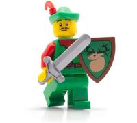 Lego Knight Figures Set: Forestman #1 with Sword and Shield - Expand Your Knight's Castle with Knights Mini Figures and Weapons