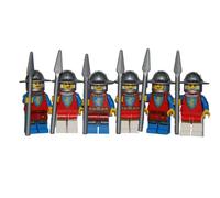 LEGO Knight Mini Figures Hawk Knight Lion Knights Figures Black Falcon Knights (6 Lion Knights) Black