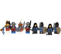LEGO Knight Mini Figures: Lion Knight & Falcon Knight Figures, Black Falcon Knights, Lion Knights