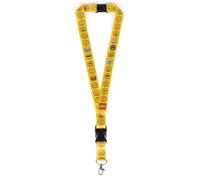 LEGO Lanyard, Neck Strap for Key Chains, Detachable Lanyard for Phone, Keys, ID Badge, with clasp and Quick Release Buckle, Minifigure, One Size, Lego Lanyard
