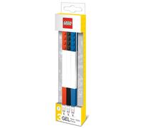 Lego LE51513 3 Pack Gel Pens, Assorted Colours Single