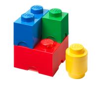 LEGO Set Of 4 Storage Bricks Multi Size Multi