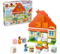 LEGO DUPLO Bluey: Bluey's Family House with Memory Game - Learning Toy for Toddlers - incl. 3 Figures, Opening Windows & a Board Game - Gift for 3+ Year Old Girls & Boys - 10459