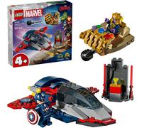 LEGO® ǀ Marvel Captain America vs. Thanos, Super Hero Building Toy with Minifigures 76319