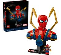 LEGO Marvel Iron Spider-Man Bust - Display Model Building Set for Adults incl. 2 Movable Arms, a Rotating Head & a Super Hero Minifigure - Collectible Avengers Gift for Fans - 76326