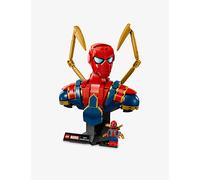 LEGO Marvel Iron Spider-Man Bust - Display Model Building Set for Adults incl. 2 Movable Arms, a Rotating Head & a Super Hero Minifigure - Collectible Avengers Gift for Fans - 76326