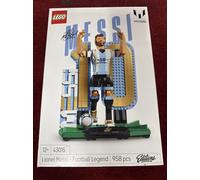 LEGO Editions Lionel Messi - Football Legend Toy - 3D Figure Display Model Kit - DIY Kids' Room Decor - Gift for 12+ Year Old Boys, Girls & Adult Sports Fans - 43015
