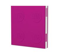 Lego Locking Notebook With Gel Pen Assorted Colours In Pink Pink