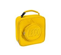LEGO Lunch Bag, Durable and Insulated, with Mesh Pouch and Zip Compartment, Perfect for On-the-Go Meals, Yellow, One Size, Brick Lunch Bag