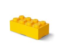 LEGO Lunch Box with 8 Knobs - Food-Grade, Dishwasher Safe, Versatile Storage Container, Pencil Case, Snack Box, 950ml, for Kids & Adults Yellow