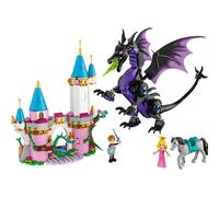 LEGO ǀ Disney Princess Maleficent’s Dragon Form Building Toy Set for Kids and Sleeping Beauty Fans, with 2 Mini-Doll Figures, Fun Gift Idea for 7 Plus Year Old Girls and Boys Who Love Aurora 43240
