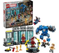 LEGO Marvel Iron Man’s Laboratory: Hall of Armour - Super Hero Building Toy with a Mech Figure, 5 Minifigures incl. Aldrich Killian & a Dum-E Robot - Avengers Gift for 8+ Year Old Boys & Girls 76315