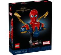 LEGO Marvel Iron Spider-Man Bust - Display Model Building Set for Adults incl. 2 Movable Arms, a Rotating Head & a Super Hero Minifigure - Collectible Avengers Gift for Fans - 76326
