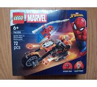 LEGO Marvel 76335 Spider-Man vs Ghost Rider Motorcycle NEW BNISB