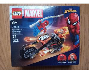 LEGO Marvel 76335 Spider-Man vs Ghost Rider Motorcycle NEW BNISB