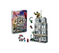 LEGO Marvel 76350 The Legendary Showdown between Spider-Man and Hulk - Interactive Toy