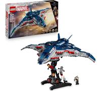 LEGO ǀ Marvel Avengers: Age of Ultron Quinjet, Kids’ Building Kit and Super Hero Gift, Film Collectible for Boys and Girls, with 5 Minifigures Including Iron Man, Black Widow and Hawkeye 76325