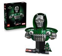 LEGO | Marvel Doctor Doom Bust - Display Model Kit for Adults in ollectible Minifigure & Nameplate - DIY Shelf or Room Decor - Gift Idea for Movie Fans - 76345