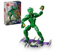 LEGO Marvel Green Goblin Construction Figure - Building Toy for Boys & Girls Ages 8+ - Marvel Villain Action Figure W/Glider and Pumpkin Bombs - Gift