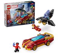 LEGO Marvel Iron Man Car & Black Panther vs. Red Hulk Buildable Playset 76310