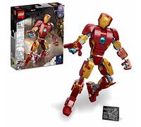 LEGO Marvel Iron Man Figure 76206 Building Kit; Realistic Model for Play and Display Based on Iron Man from Marvel Studios’ Avengers: Age of Ultron; Collectible Gift for Kids Aged 9+ (381 Pieces)