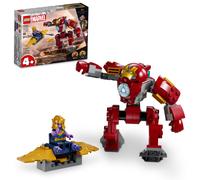 LEGO Marvel Iron Man Hulkbuster vs. Thanos 76263 Building Toy Set with Thanos and Iron Man Figures Hulkbuster Toy with Posable Mech for Super Hero Ba