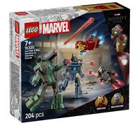 LEGO Marvel Iron Man & War Machine vs. Hammer Drones Building Toy 76320