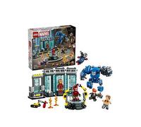 LEGO Marvel Iron Man’s Laboratory: Hall of Armour - Super Hero Building Toy with a Mech Figure, 5 Minifigures incl. Aldrich Killian & a Dum-E Robot - Avengers Gift for 8+ Year Old Boys & Girls 76315