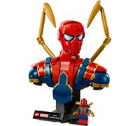 LEGO Marvel Iron Spider-Man Bust - Display Model Building Set for Adults incl. 2 Movable Arms, a Rotating Head & a Super Hero Minifigure - Collectible Avengers Gift for Fans - 76326