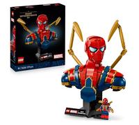 LEGO Marvel Iron Spider-Man Bust - Display Model Building Set for Adults incl. 2 Movable Arms, a Rotating Head & a Super Hero Minifigure - Collectible Avengers Gift for Fans - 76326