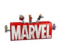 LEGO Marvel Logo Figurine (76313) The Avengers MCU Building Toy Figure Set