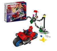 LEGO Marvel Motorcycle Chase 76275: Spider-Man vs Doctor Octopus - Buildable Sup